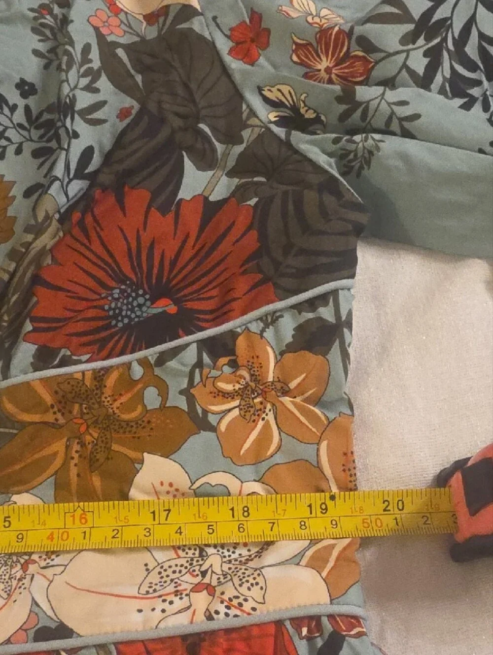 FARM Rio Beauty Bouquet Sky Blue Floral Embroidered Mini Dress Cotton Size XL - Picture 16 of 16